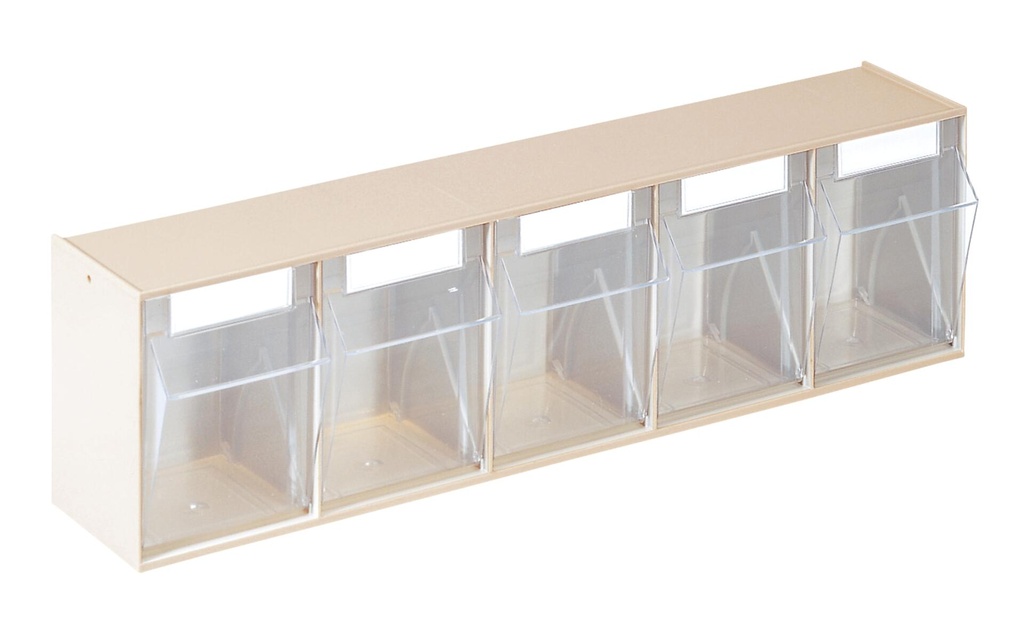 MEDDAX Syringe and cannula dispenser 5-fold beige