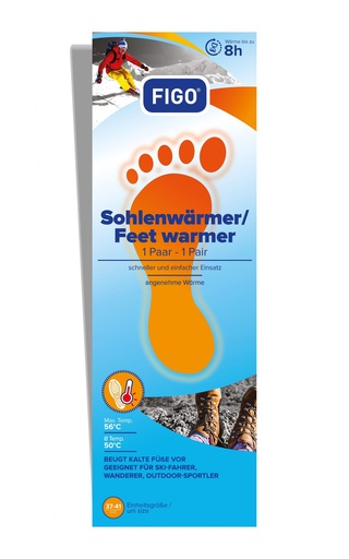 [25396-01] FIGO Sohlenwärmer Einheitsgröße 37-41