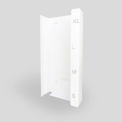 [27241-01] MEDDAX Stainless steel glove holder Quadro flat