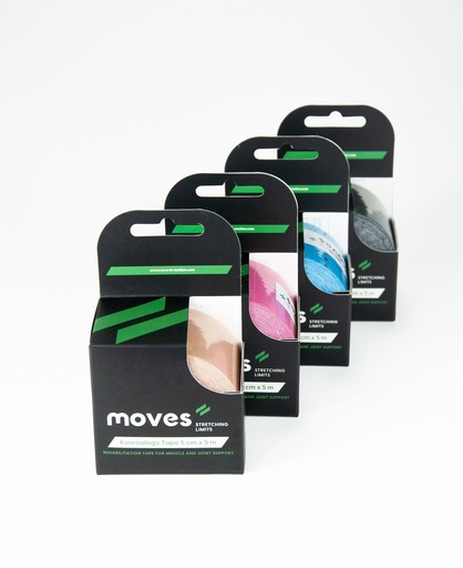 [27350-01] MVS MOVES Kinesiology tape 5 cm x 35 m, beige