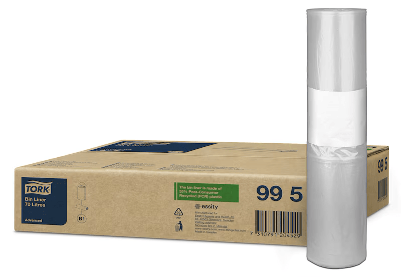 TORK Waste bags 60 l Transparent