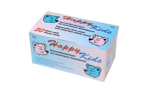 [11712-01] AMPRI HAPPY KIDS with bear print elastic bands 3-ply