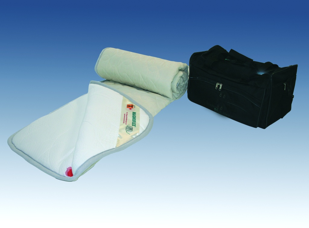 MAGNOFLEX Travel bed insert incl. bag, 190 x 90 cm