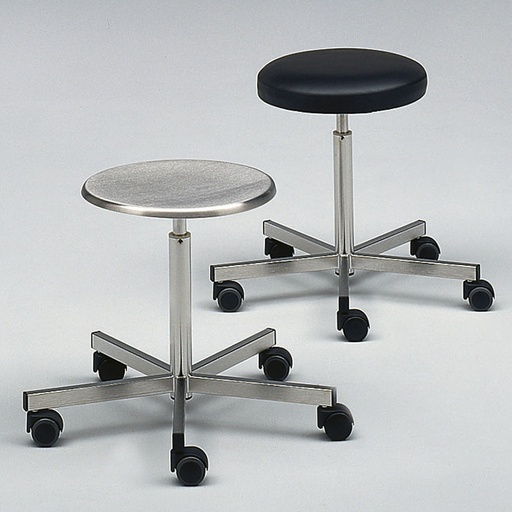 [13116-01] SCHMITZ OP-Hocker schwarz mit elektrisch leitenden Doppelrollen