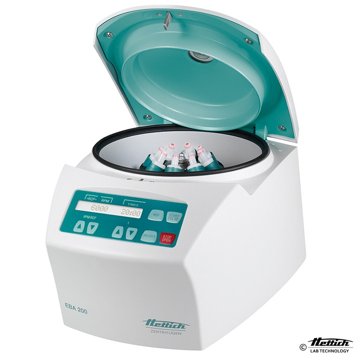 HETTICH EBA 200 Tischzentrifuge mit Winkelrotor