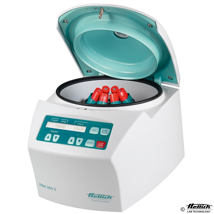 HETTICH EBA 200 S Benchtop centrifuge with angle rotor