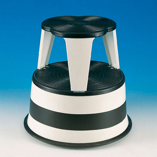 [16685-01] SERVOPRAX Roller step stool made of steel