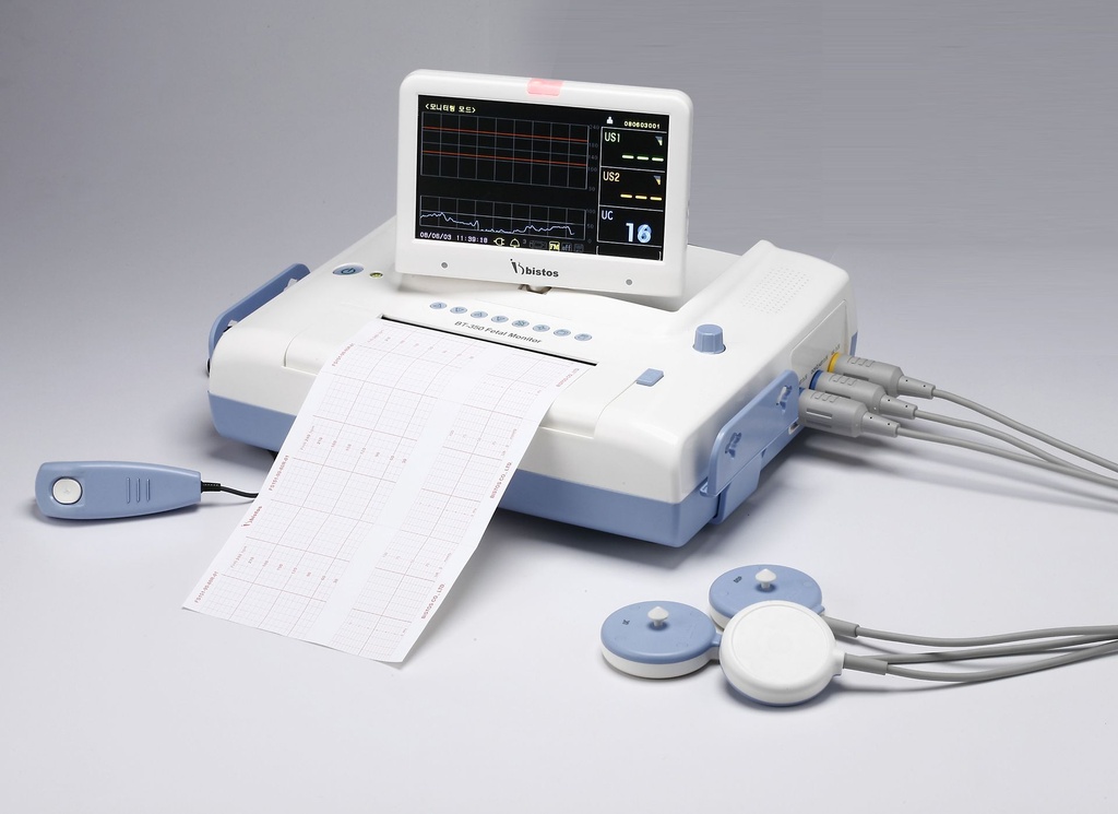BISTOS BT-350 LCD Zwillings Fetalmonitor mit 7" LCD