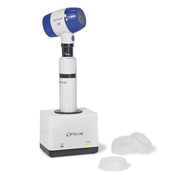 OPTICLAR D-Scope Dermatoskop mit Lithium Ladegriff