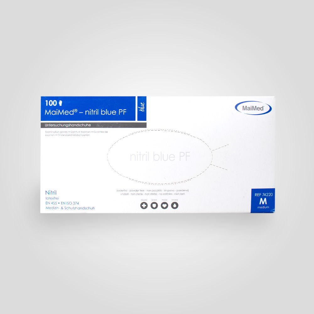 MAIMED nitrile blue PF micro-roughened