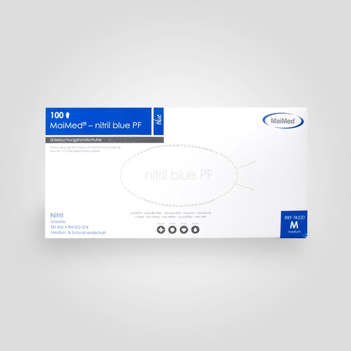 MAIMED nitrile blue PF micro-roughened