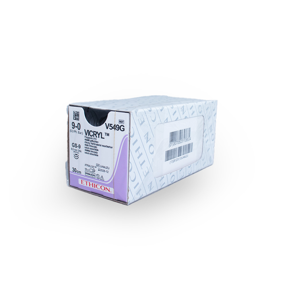 Ethicon Vicryl violett geflochten, 9-0; 2XGS9; 0,3