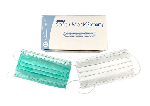 MEDICOM Safe + Mask Economy Mundschutz mit Gummizug