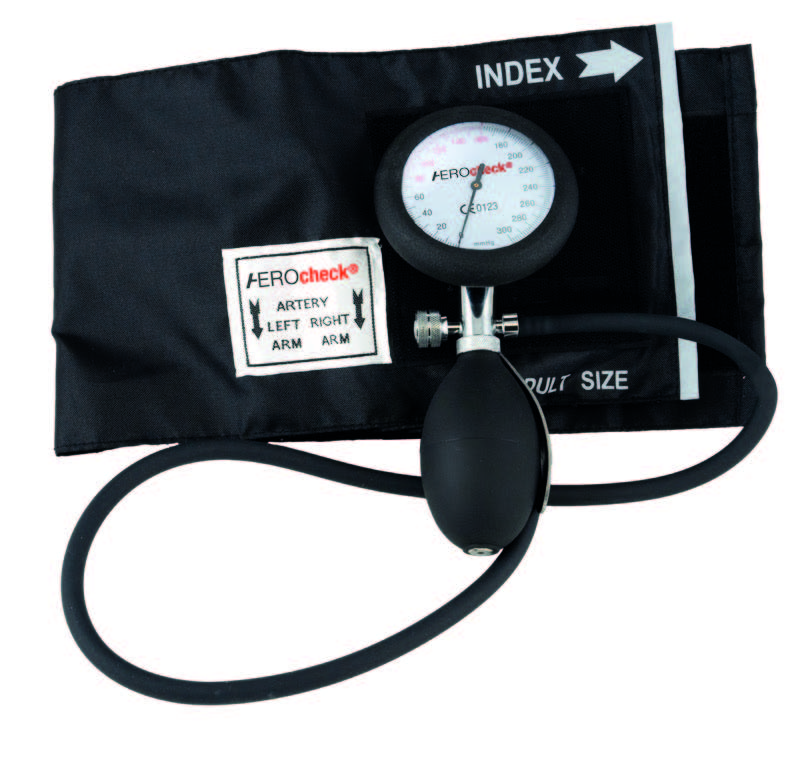 HUM AEROcheck Aneroid Blutdruckmessgerät, Ein-Schlauch-System
