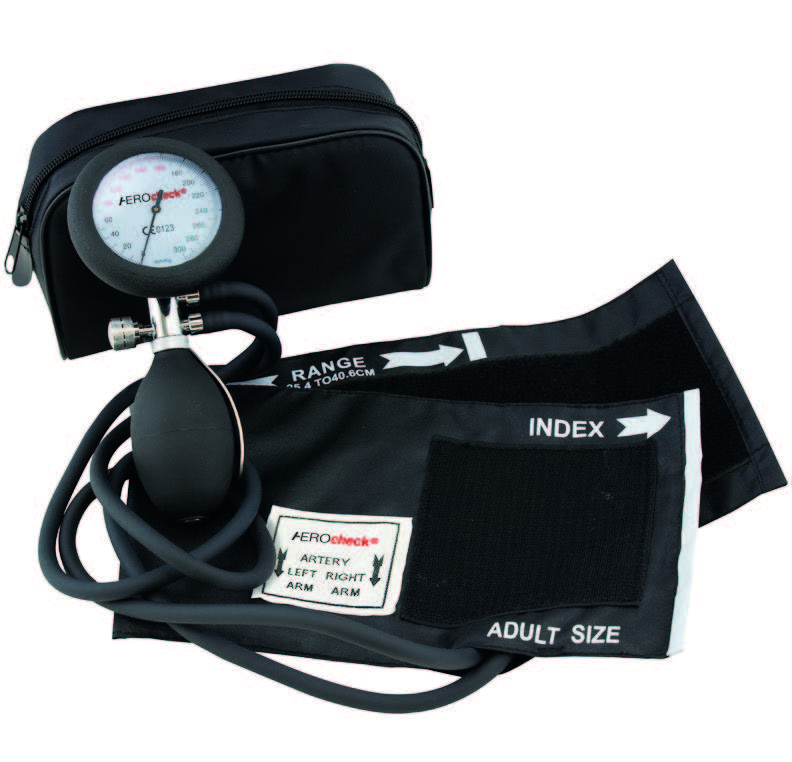 HUM AEROcheck Aneroid Blutdruckmessgerät, Zwei-Schlauch-System