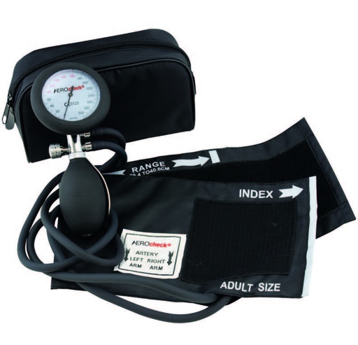 [25406-01] HUM AEROcheck Aneroid Blutdruckmessgerät, Zwei-Schlauch-System