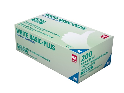 AMPRI WHITE BASIC PLUS Nitrile PF white
