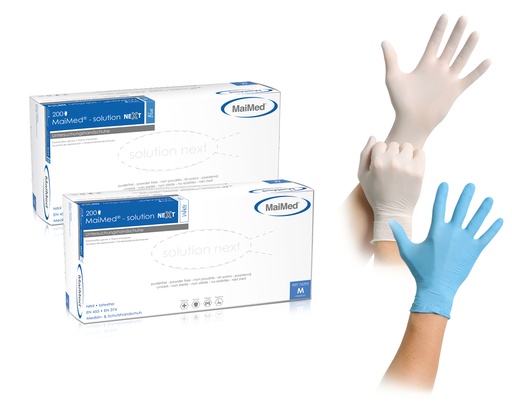 MAIMED solution next Nitrile PF non-sterile blue