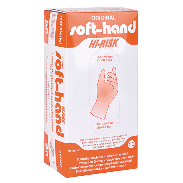 SERVOPRAX Soft-Hand Hi-Risk Latex Powder-free