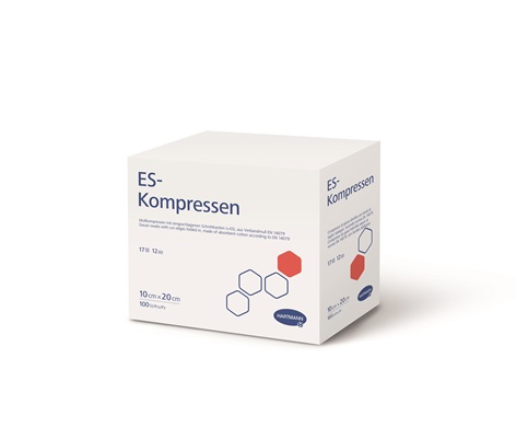 HARTMANN ES compresses sterile, Gauze compresses