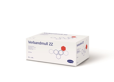 HARTMANN Verbandmull ZZ 20-fädig, 8-fach, 10 cm