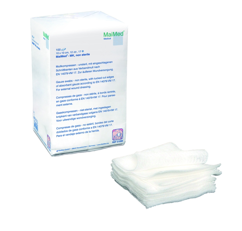 MAIMED MK Gauze compresses 16 ply non-sterile