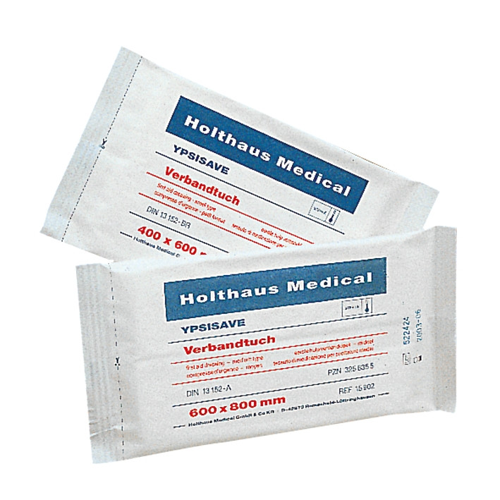 HOLTHAUS YPSISAVE Verbandtuch steril