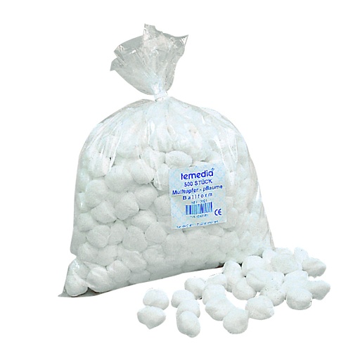 HOLTHAUS Temedia® Gauze swabs non-sterile hat shape